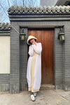 SWAYING/KNIT seamless mohair long suit SW211SZ33